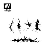 Vallejo Stencils – Cracked Wall